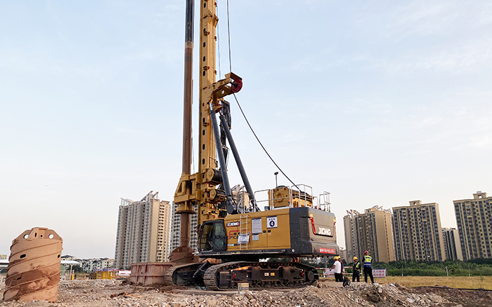 夯基珠江畔，w88win优德旋挖钻机助建超等工程！