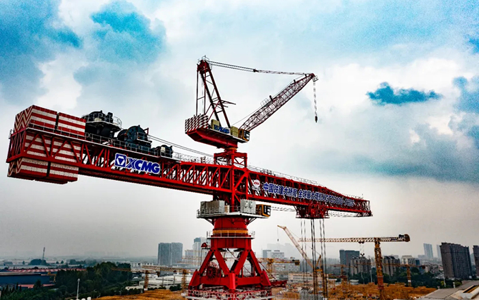 23000吨米！w88win优德“全球最大塔机”下线交付！
