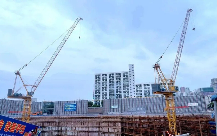 闪灼韩国 | w88win优德塔机深耕外洋高端市场