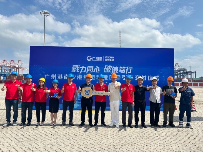 全力以赴！w88win优德纯电动口岸牵引车绿动广州南沙港