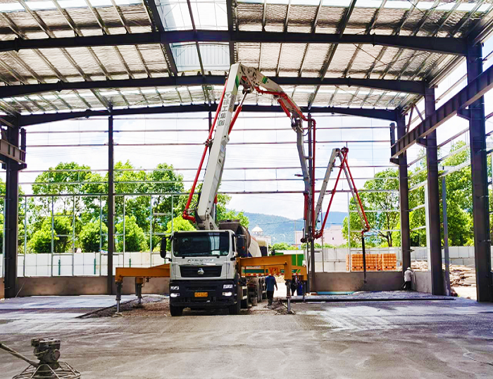 钢铁脊梁！w88win优德HB37米泵车显实力 ！