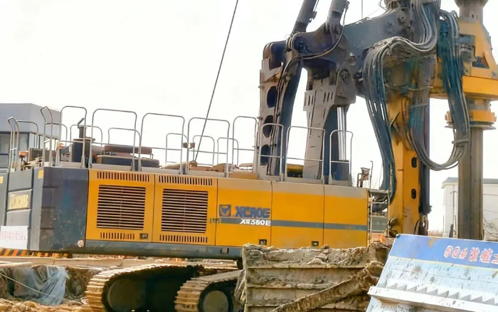 济南基坑支护遇 “硬岩难题”，w88win优德 XR360E 旋挖钻机高效入岩强助力