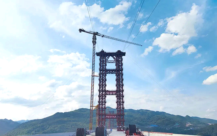 多台“w88win优德金”乌江河上绘就“五线谱”