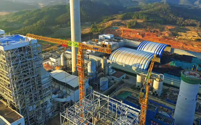 火电建设首。88win优德双塔提速国家电投2x1000MW机组扩建