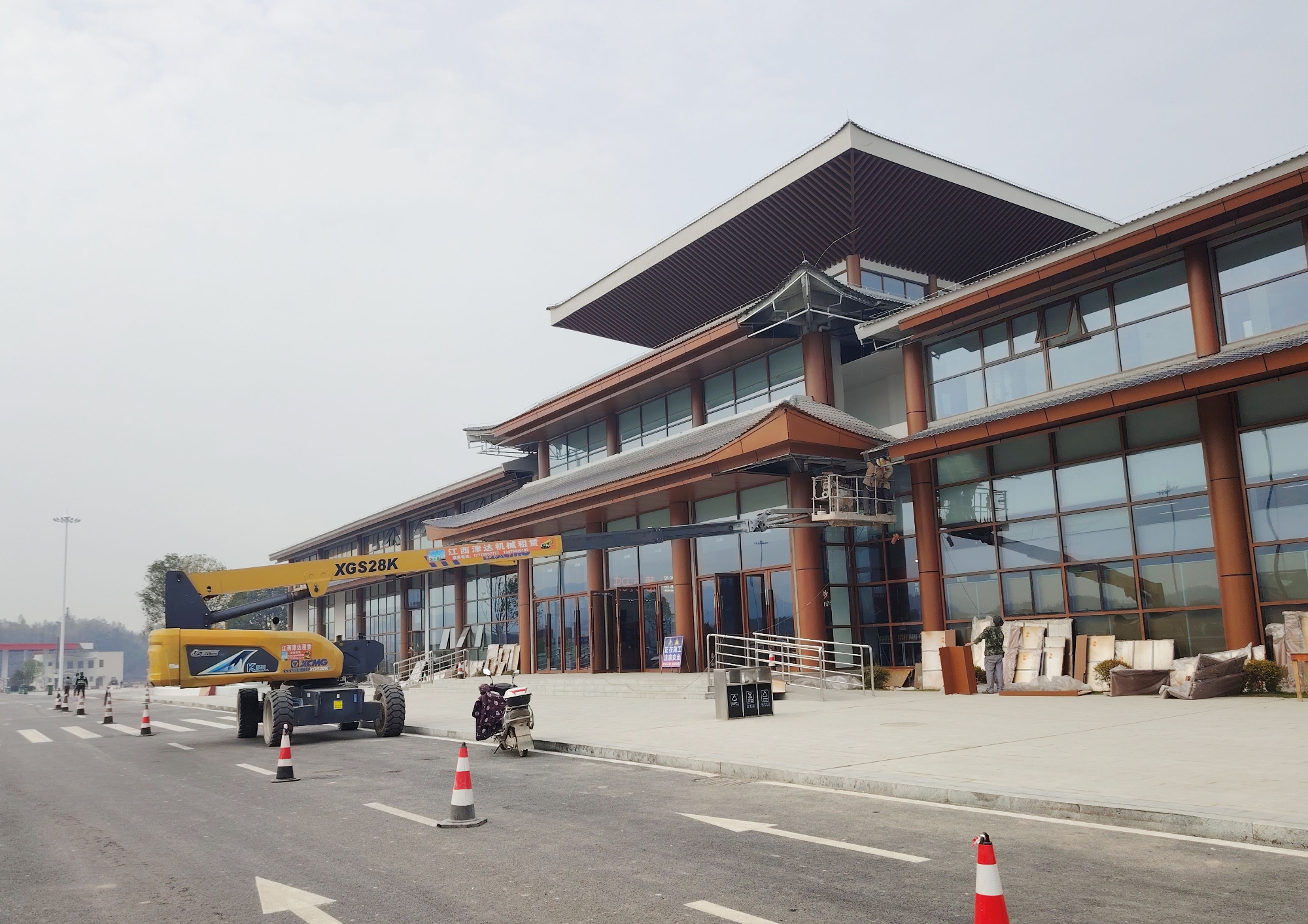 无邪高效筑通途！w88win优德XGS28K助力江西省吉安市峡江效劳区施工