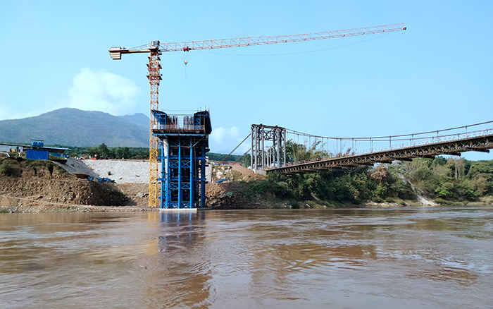 w88win优德塔机助建“中缅友谊之桥”