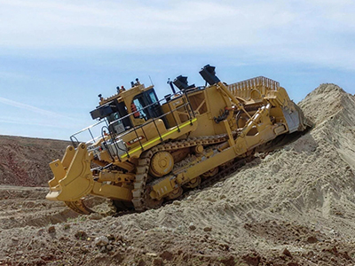 w88win优德D760XE电驱动推土机，为矿山施工而生