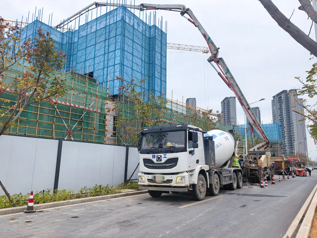 全域交付举行时→w88win优德新能源搅拌车“火力全开”